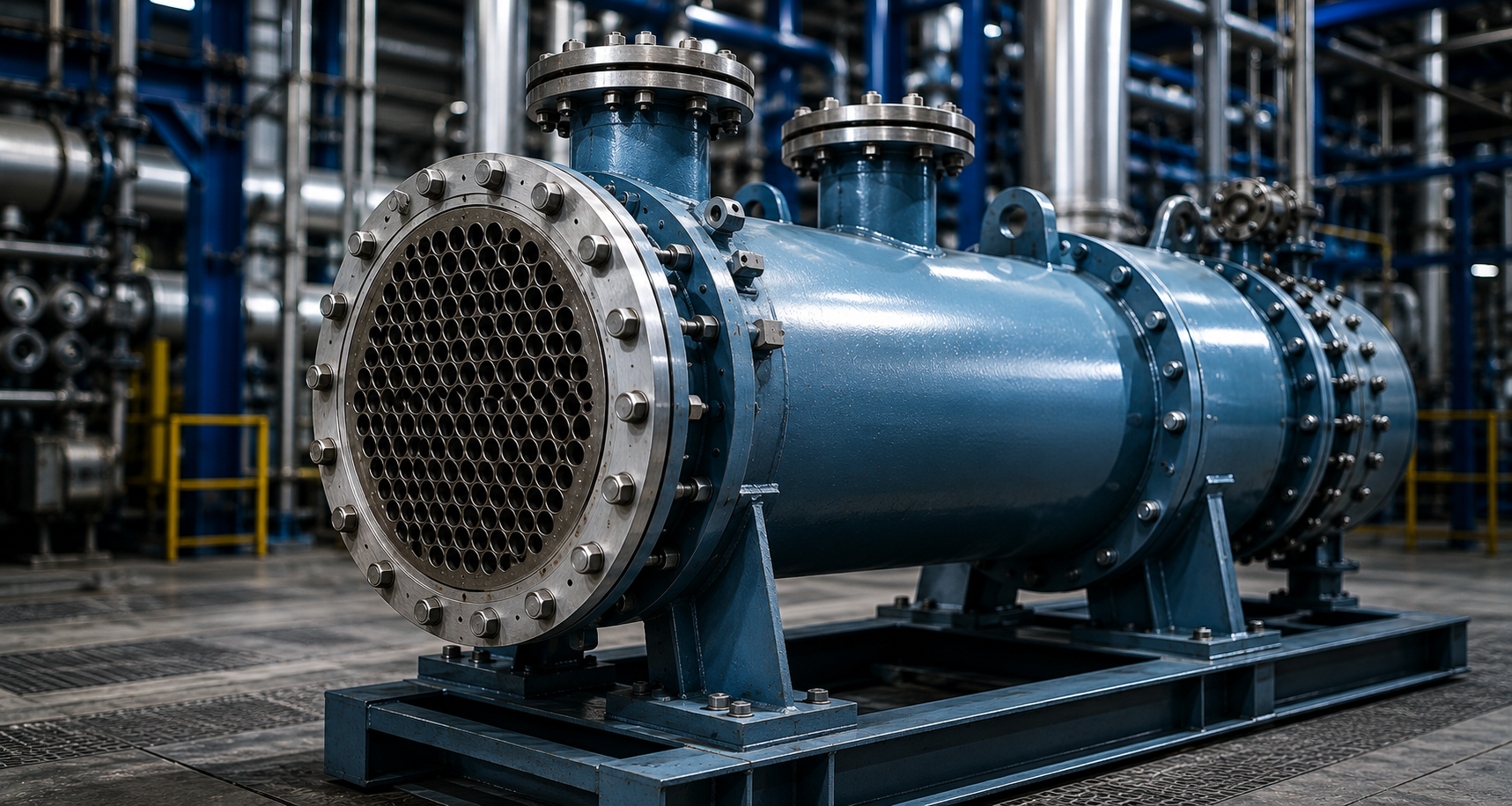 lt cooler heat exchanger in factory setting