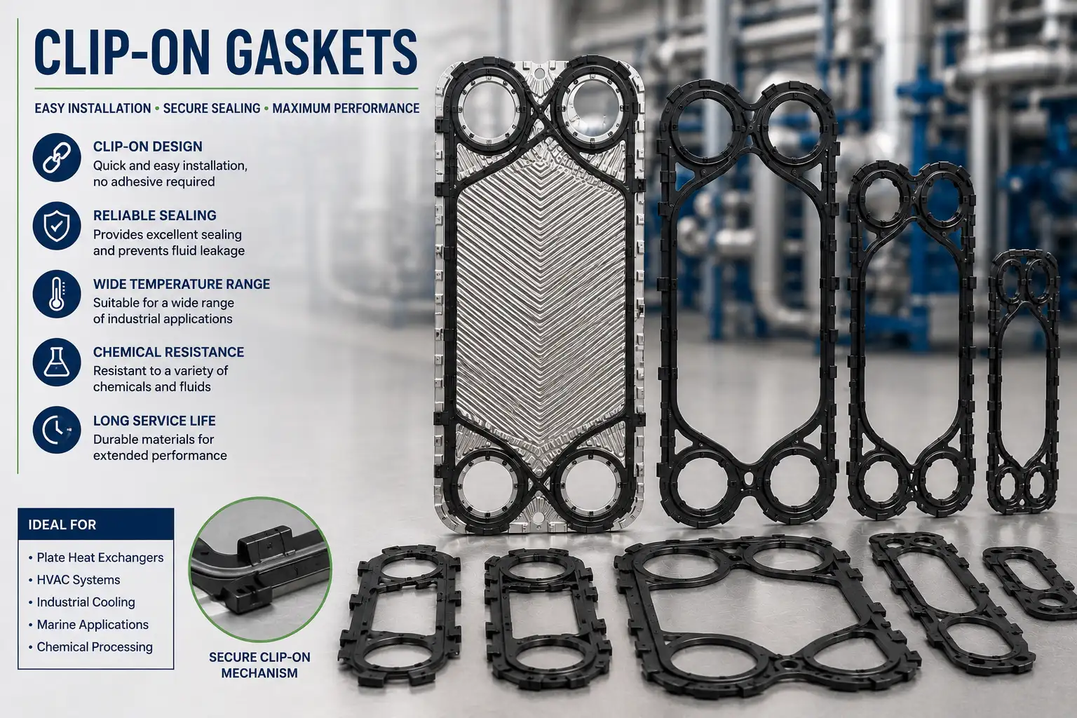 clip on gaskets dubai