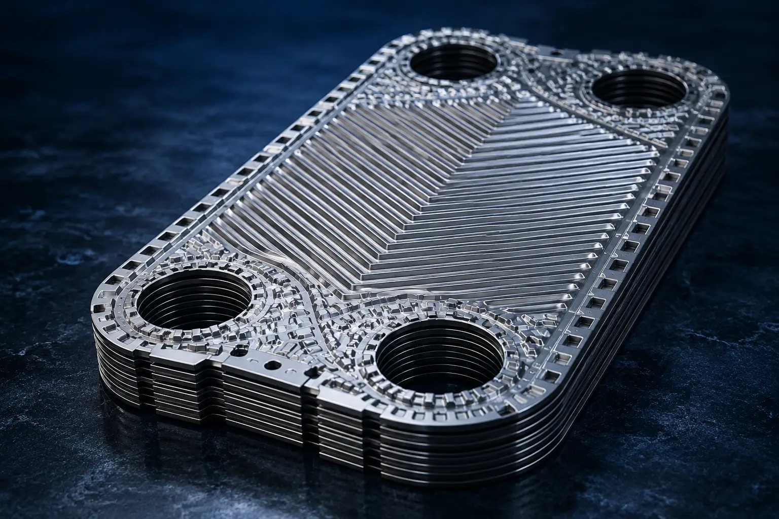 Industrial titanium plates for marine and heat exchanger applications in Dubai