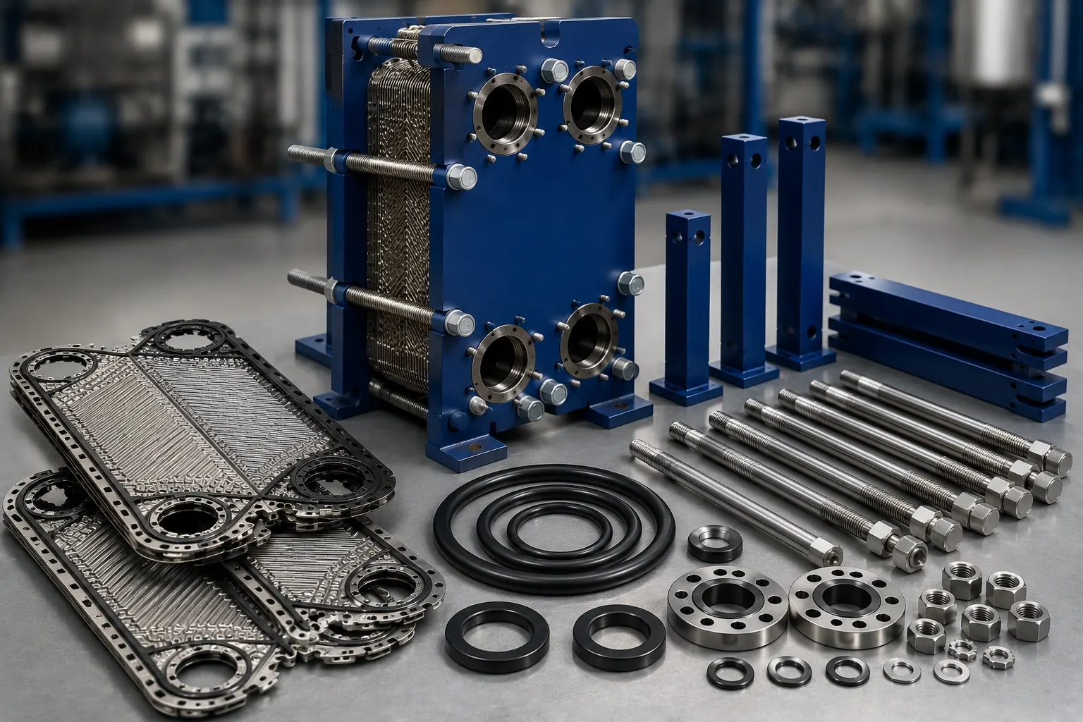 SPX plate heat exchanger components and spare parts in Dubai